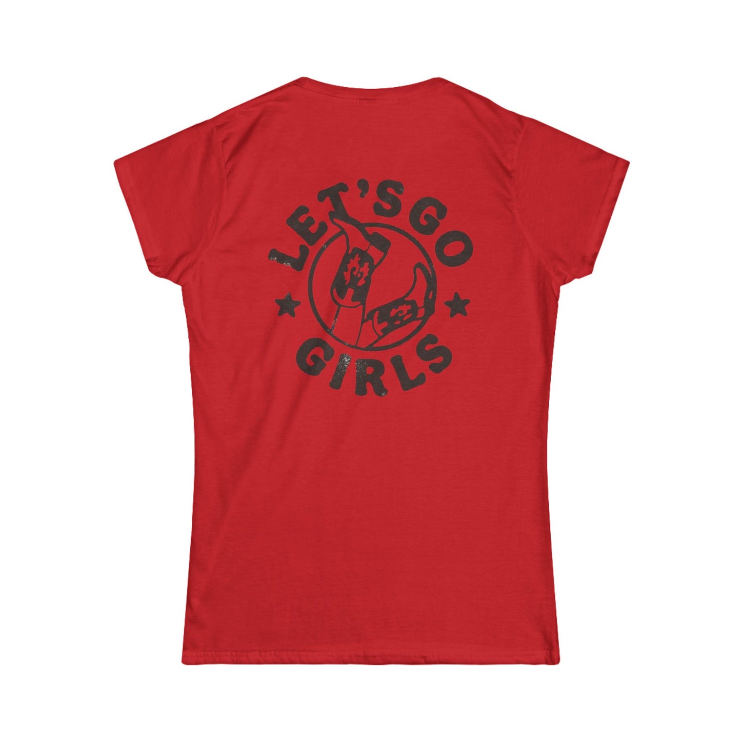 Let's Go Girls Graphic Tee - Women's Softstyle Shirt for Empowerment and Celebrations