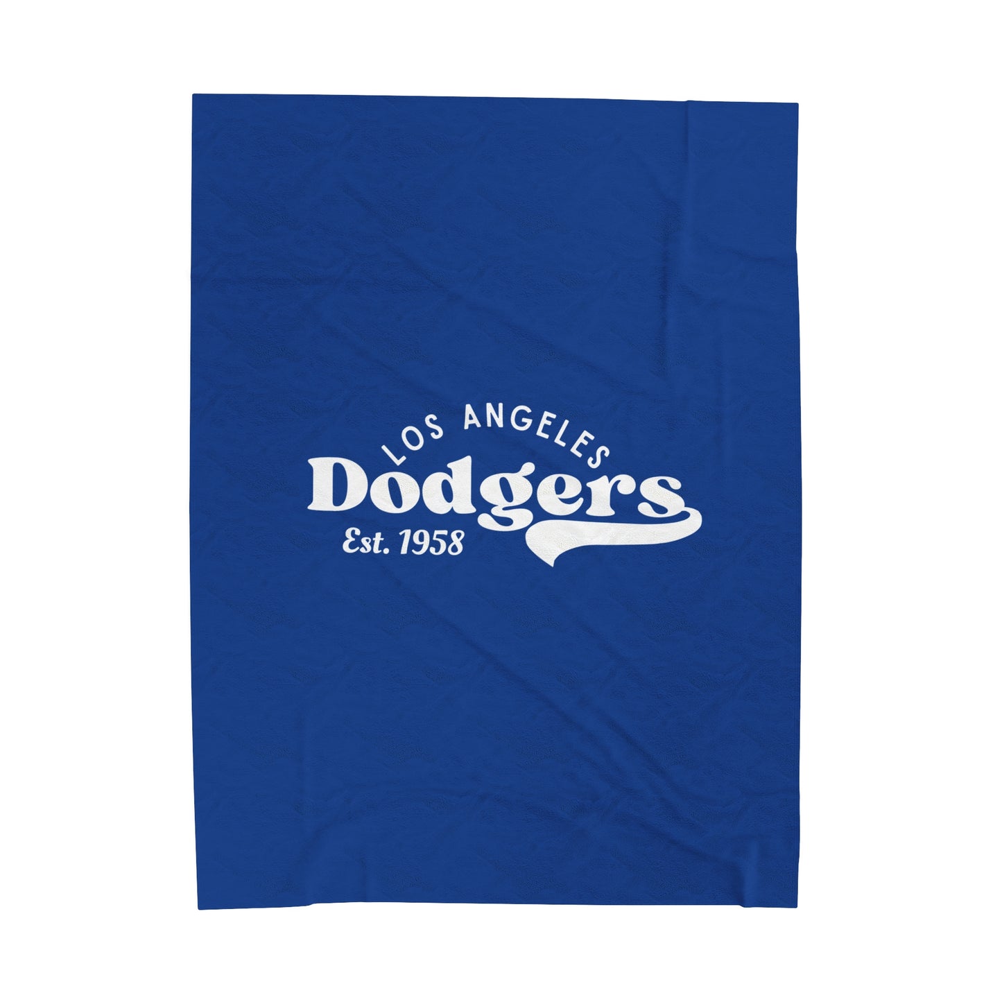 Los Angeles Dodgers Velveteen Plush Blanket - Cozy MLB Fan Throw