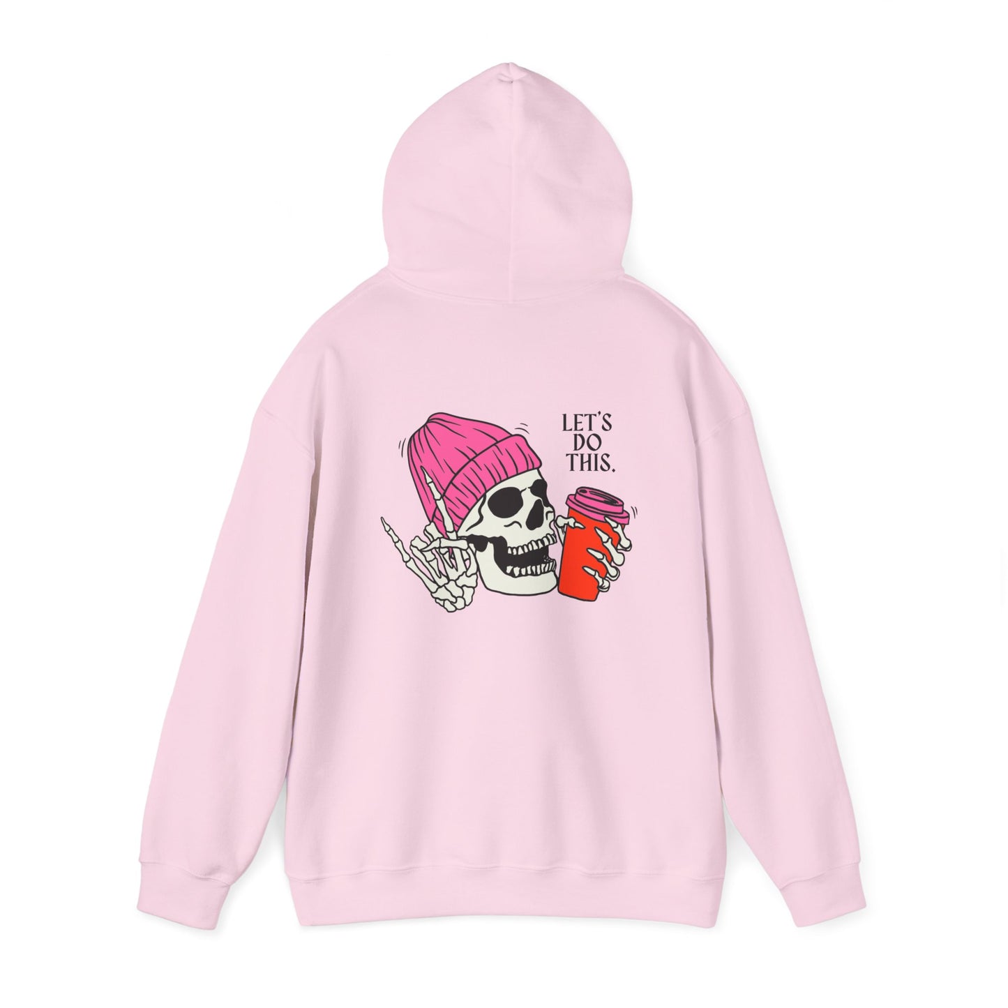 Let's Do This Skull Hoodie - Unisex Heavy Blend™ Sweatshirt, Fun & Casual Wear