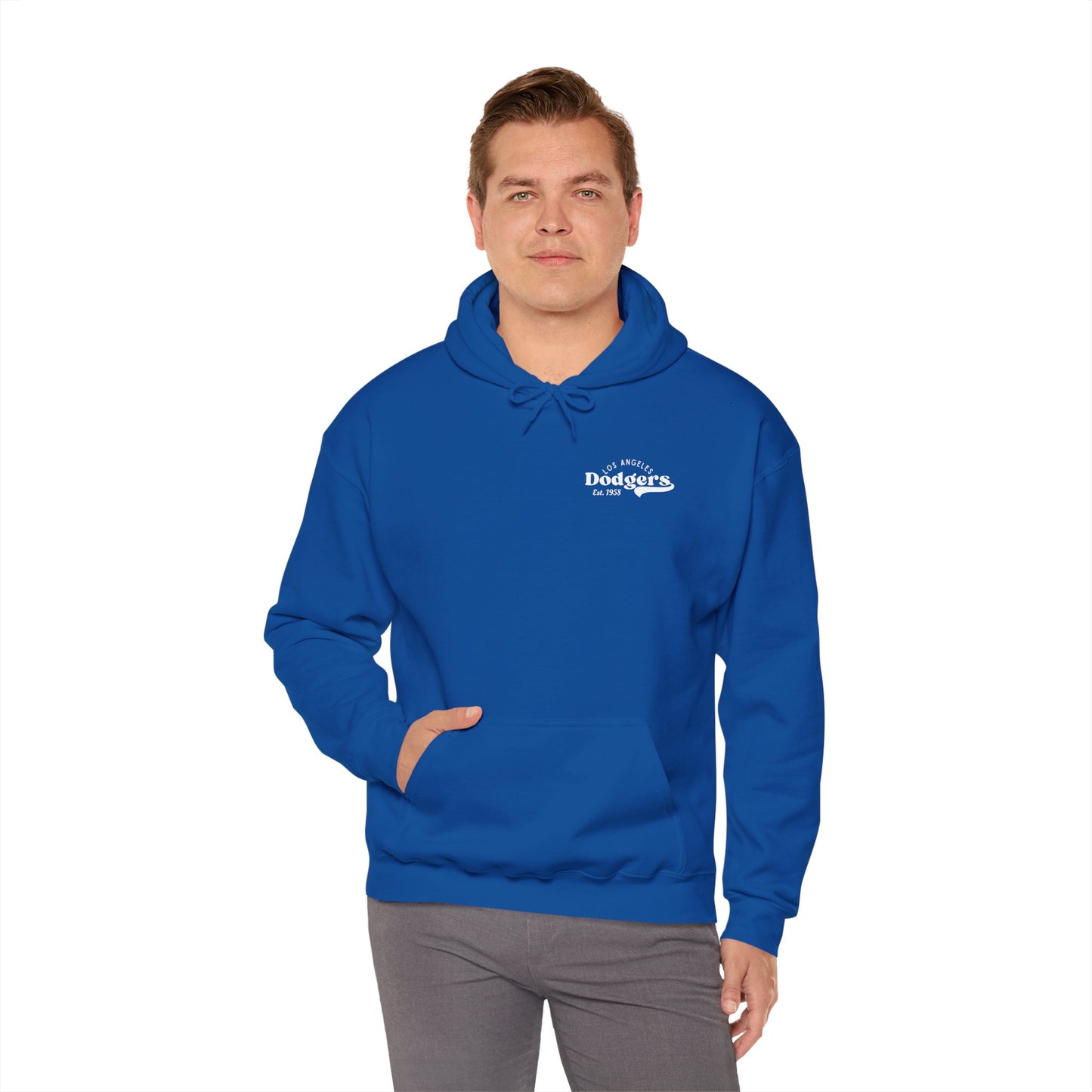 Los Angeles Dodgers Unisex Heavy Blend Hoodie – Classic Sportswear for Fans