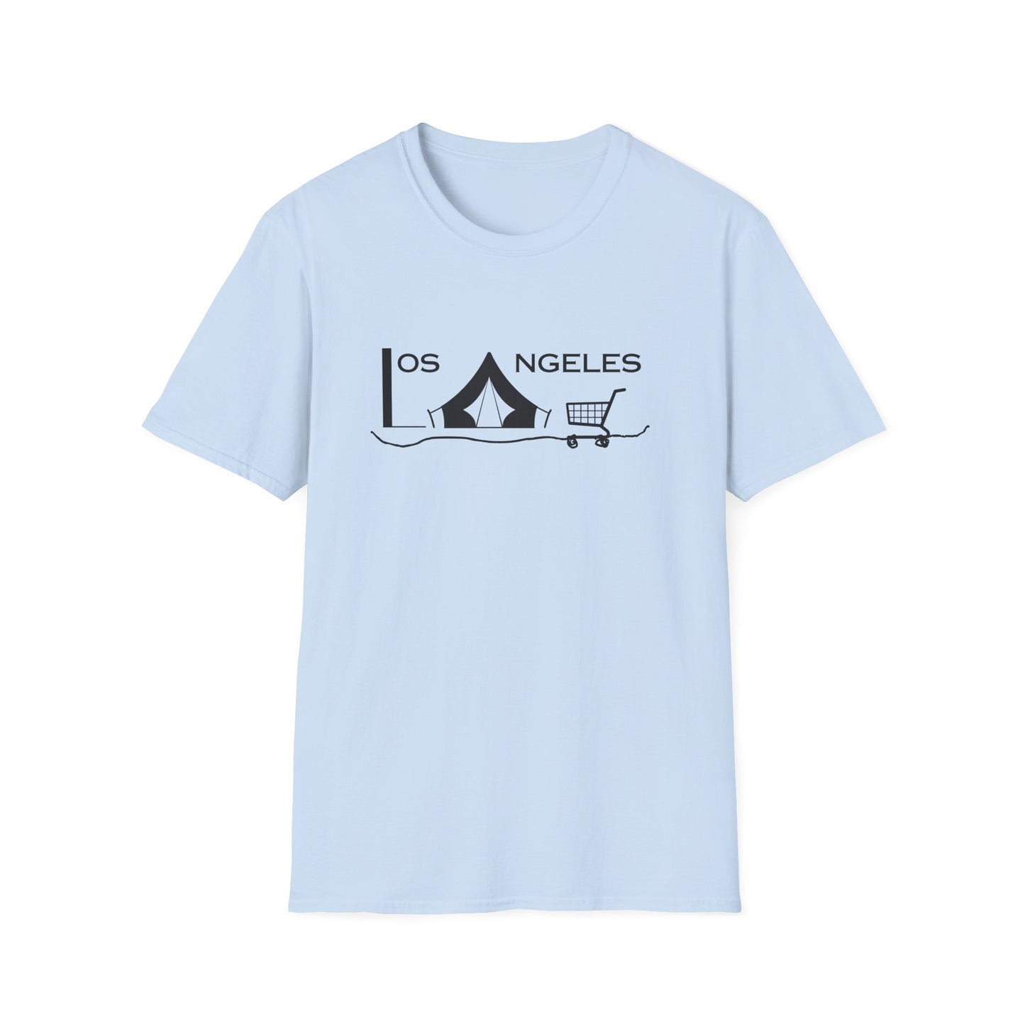 Los Angeles Tent City Graphic Unisex Softstyle T-Shirt