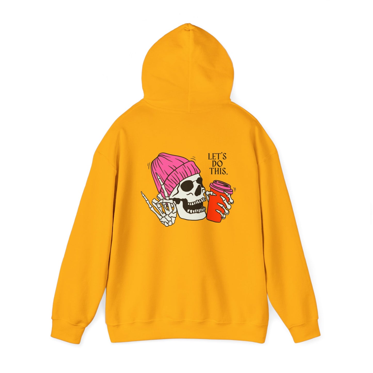 Let's Do This Skull Hoodie - Unisex Heavy Blend™ Sweatshirt, Fun & Casual Wear