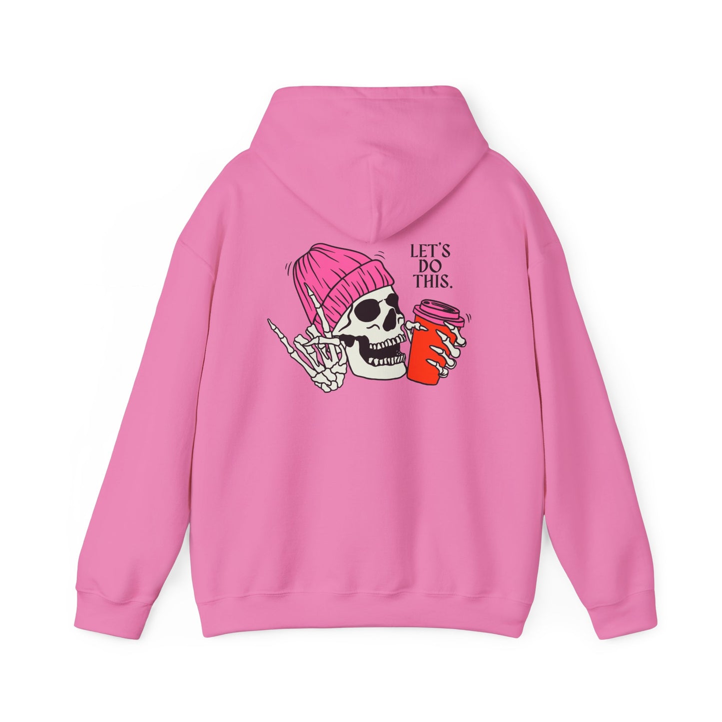 Let's Do This Skull Hoodie - Unisex Heavy Blend™ Sweatshirt, Fun & Casual Wear