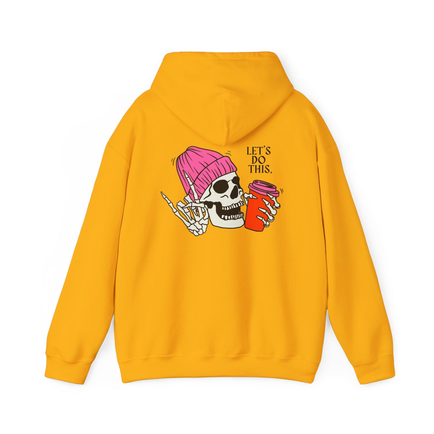 Let's Do This Skull Hoodie - Unisex Heavy Blend™ Sweatshirt, Fun & Casual Wear