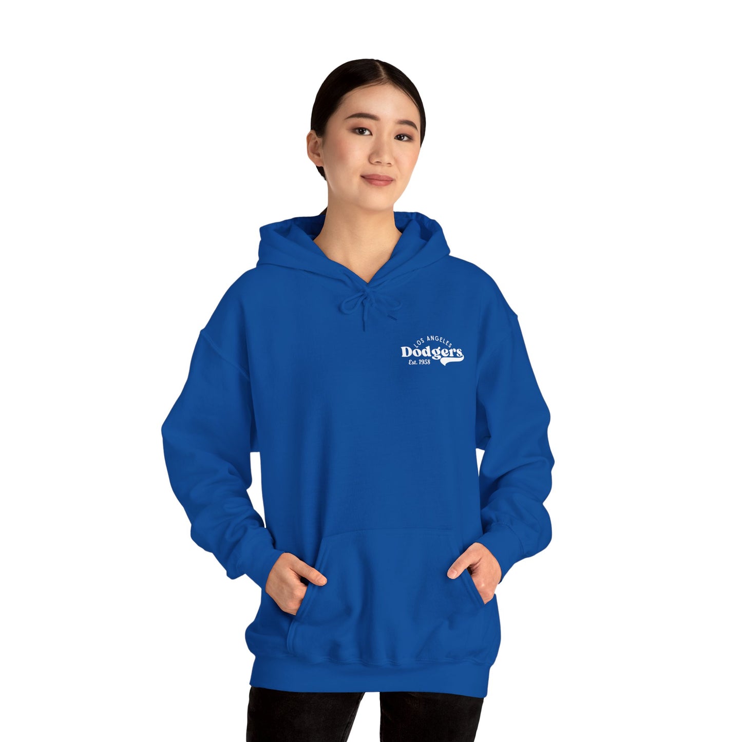 Los Angeles Dodgers Unisex Heavy Blend Hoodie – Classic Sportswear for Fans