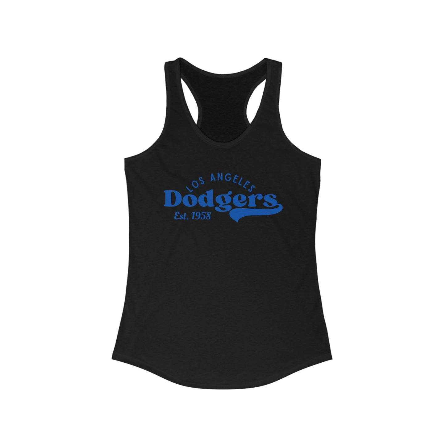 Vintage Los Angeles Dodgers Women's Racerback Tank Top - Perfect for Game Days!