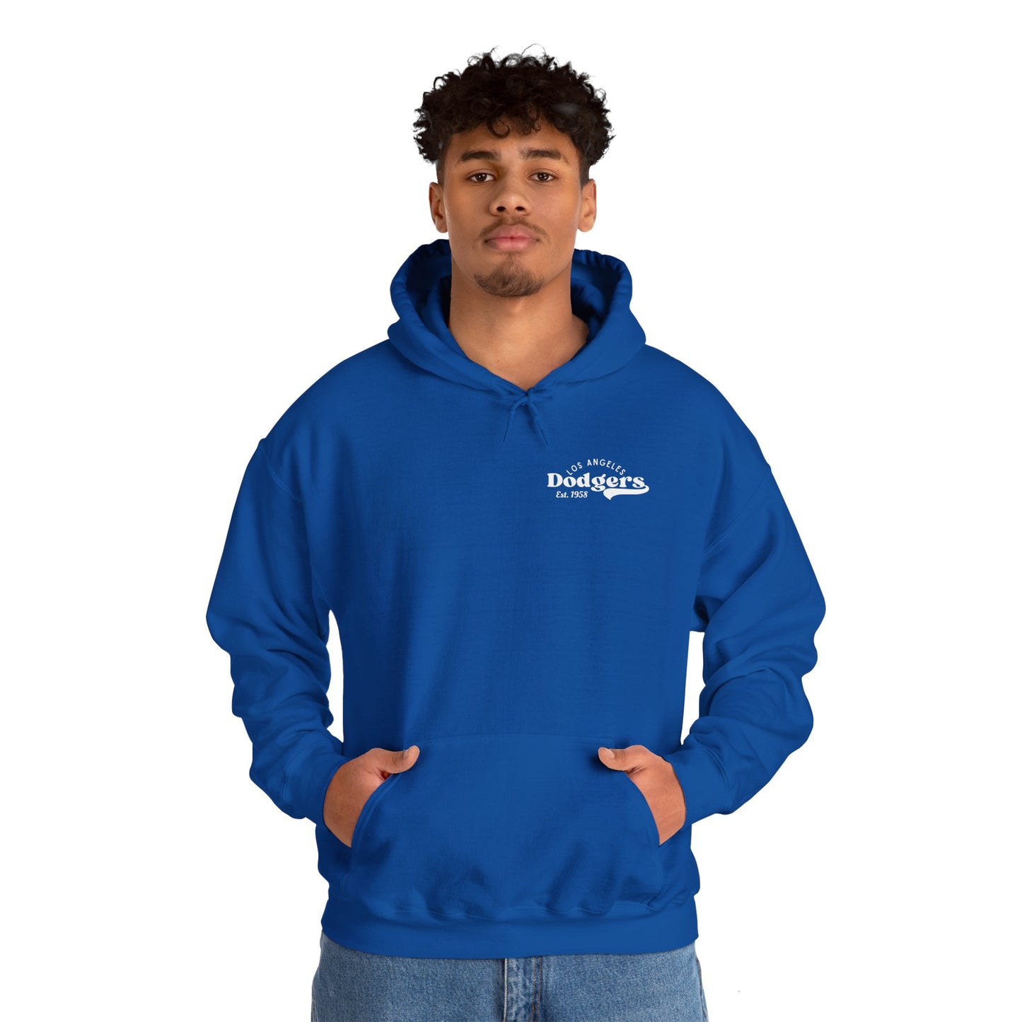 Los Angeles Dodgers Unisex Heavy Blend Hoodie – Classic Sportswear for Fans