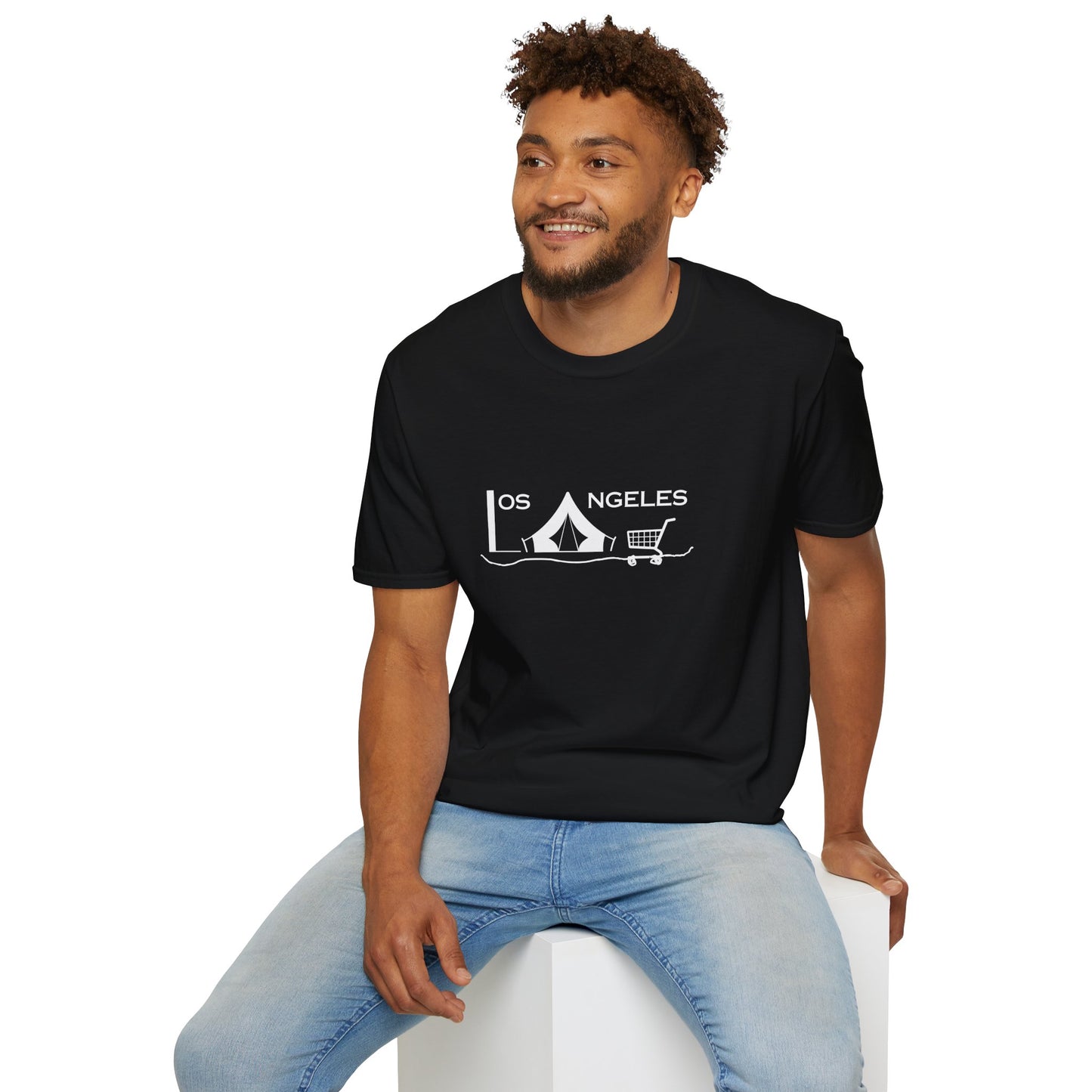 Los Angeles Tent City Unisex Softstyle T-Shirt