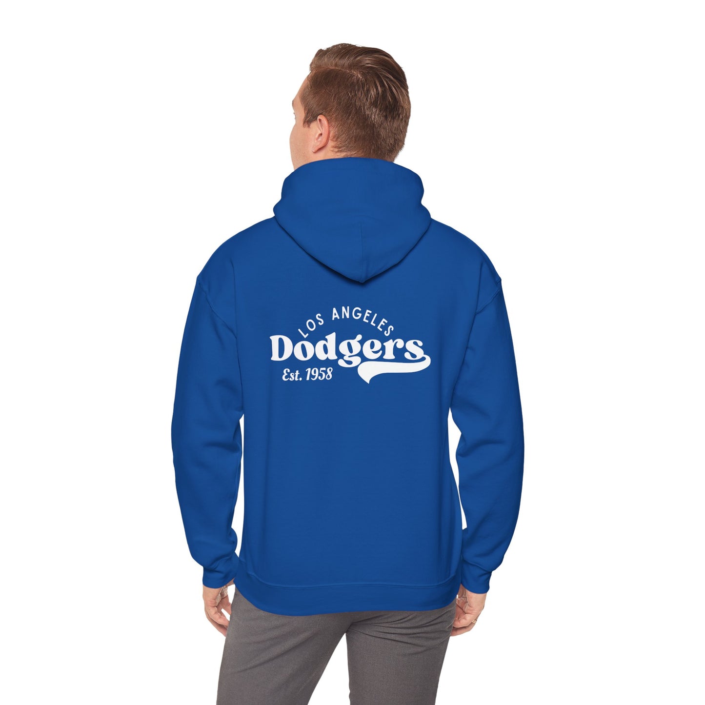 Los Angeles Dodgers Unisex Heavy Blend Hoodie – Classic Sportswear for Fans