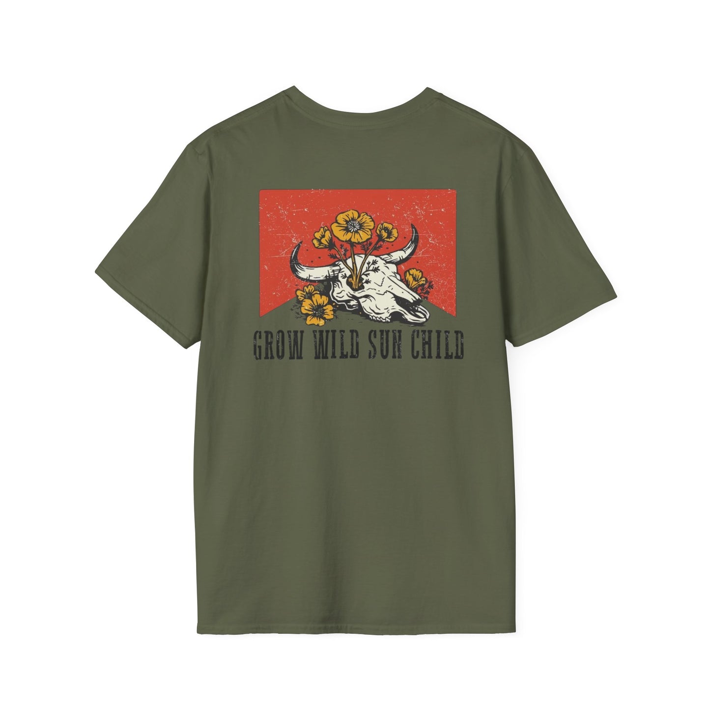 Unisex Softstyle T-Shirt Stay Wild Sun Child