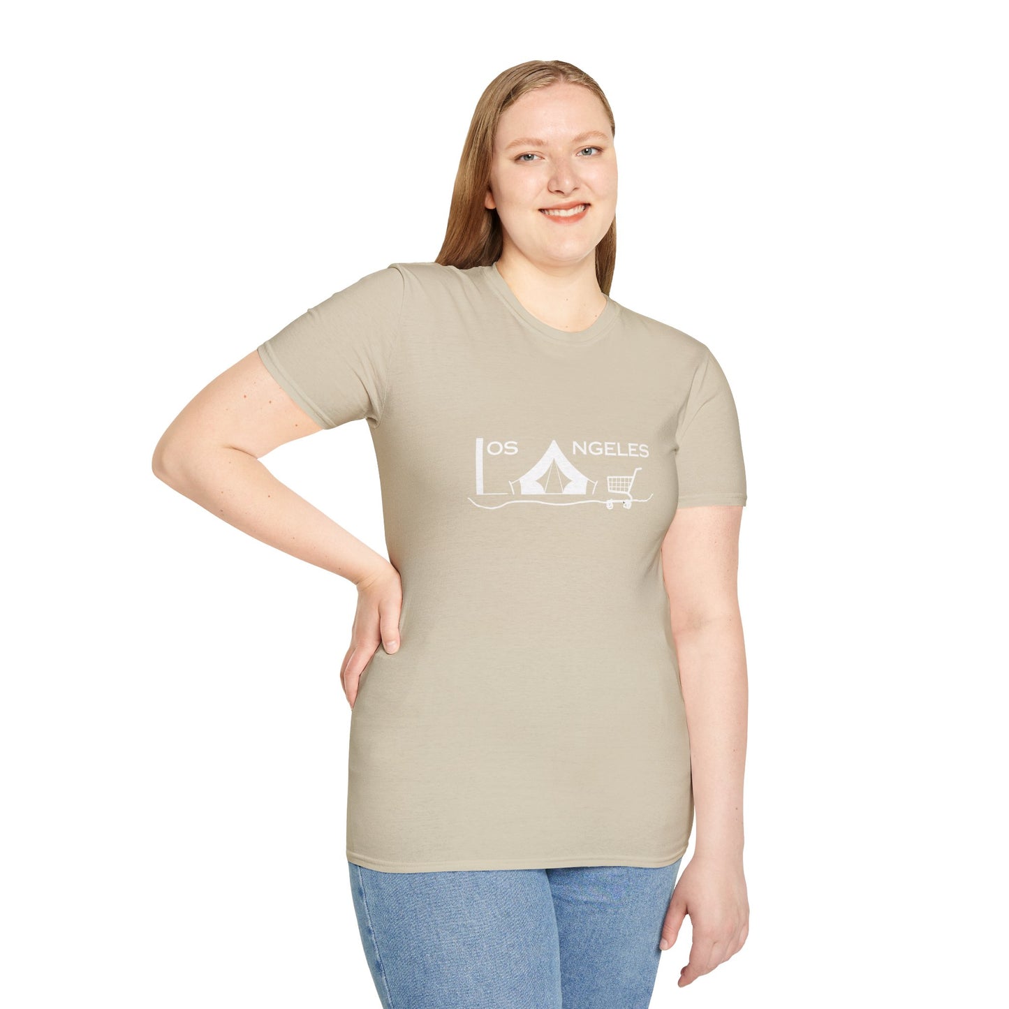 Los Angeles Tent City Unisex Softstyle T-Shirt