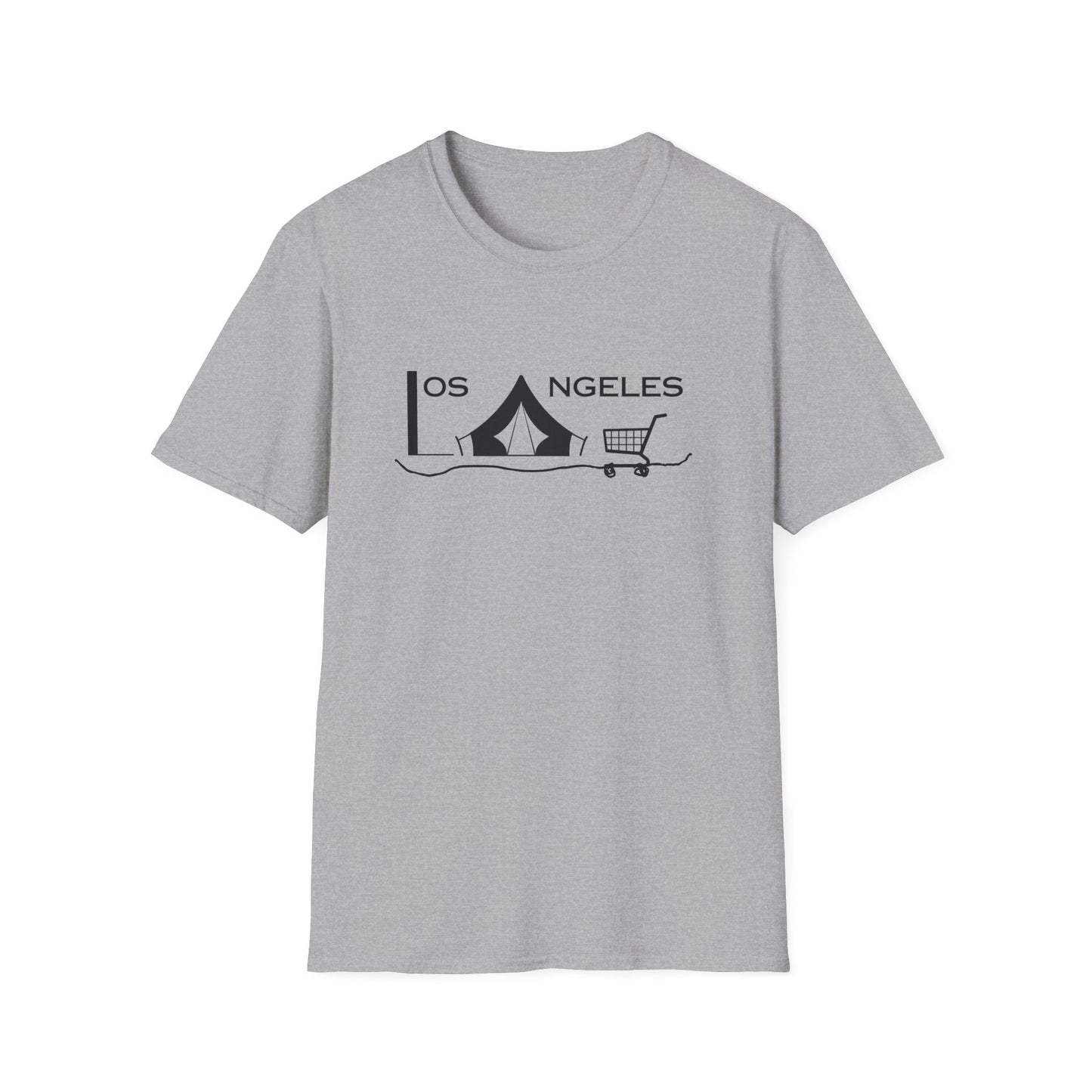 Los Angeles Tent City Graphic Unisex Softstyle T-Shirt