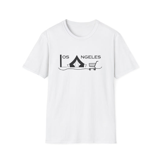 Los Angeles Tent City Graphic Unisex Softstyle T-Shirt