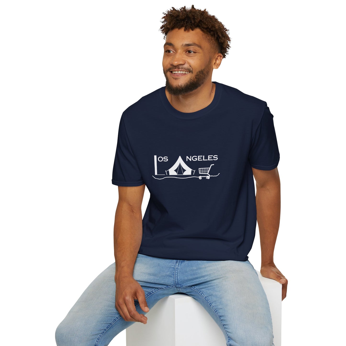 Los Angeles Tent City Unisex Softstyle T-Shirt