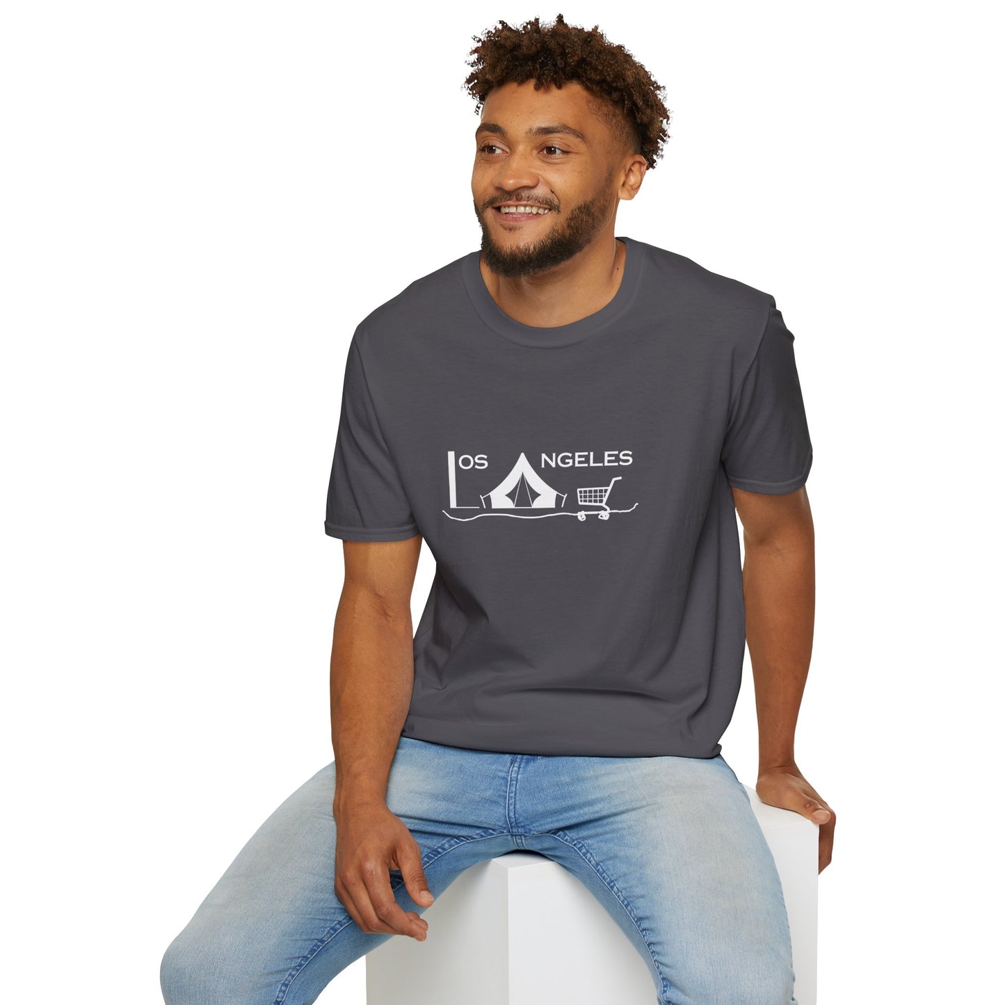 Los Angeles Tent City Unisex Softstyle T-Shirt