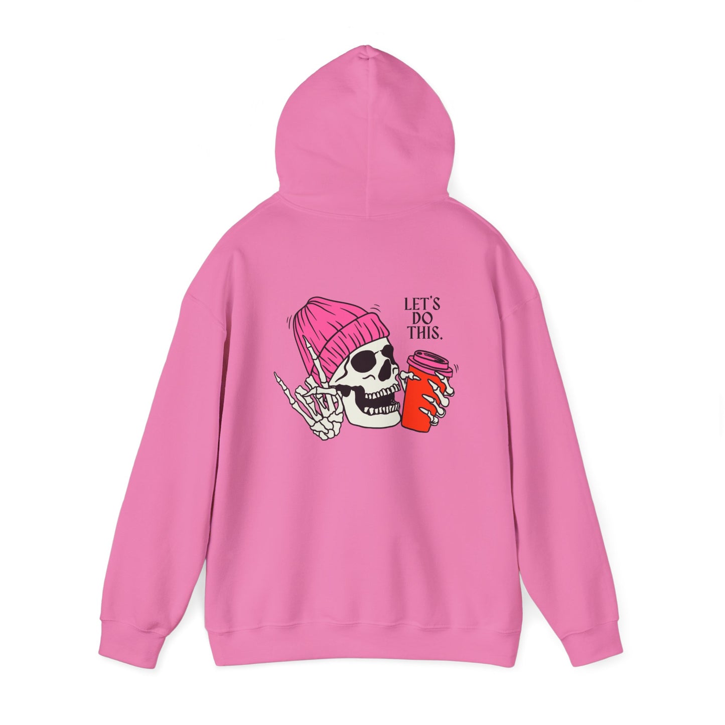 Let's Do This Skull Hoodie - Unisex Heavy Blend™ Sweatshirt, Fun & Casual Wear